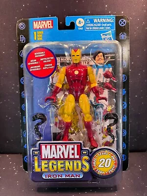 Hasbro Marvel Legends ToyBiz 20th Anniversary Iron Man Retro Action Figure • $0.99