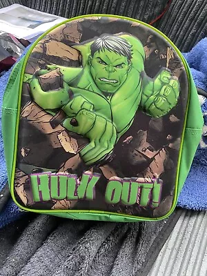 Kids Avengers Backpack (hulk 3D Style)(Only Used A Few Times) • £6