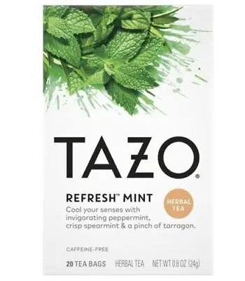 £5.05 • Buy TAZO TAZO Herbal Tea Caffeine-Free Tea Bags 20 Count Box 