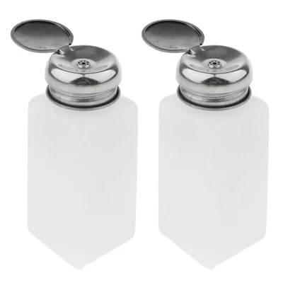 £7.34 • Buy 2 PCS Dispenser Bottle Press Pumping For Nail   Remover Alcohol Liquid