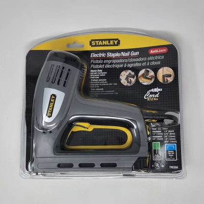 £38.79 • Buy Stanley Heavy Duty 18 Ga. Corded Nail Gun TRE550 W 2000 5/8 15mm 18ga Brads NEW