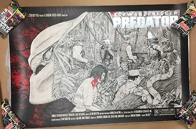 Predator Movie Screen Print Poster #11/50 VARIANT Pittides Mondo Artist • $74