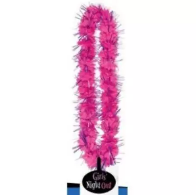 Bachelorette / Hens Night Party Supplies Girls Night Out Pink Flower Lei (Pk.6) • $12.95