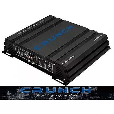 Crunch GPX-500.2 2-Channel Amplifier 2 X 250 Watts Max Crunch GPX500.2 • £66.83