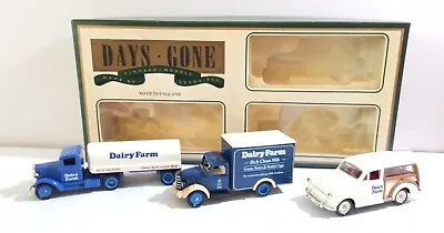 Lledo Days Gone Dairy Farm Set - Morris Traveller Bedford & Ford Tanker - Boxed • £7.50