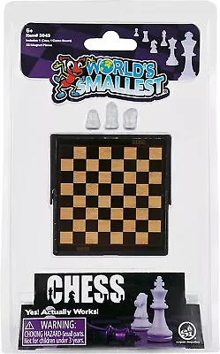 NEW - World's Smallest Chess Game • $35