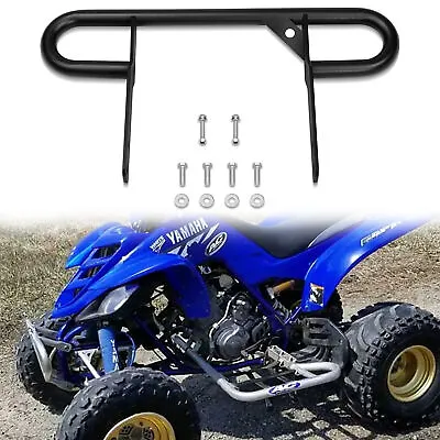 Black Steel Rear Grab Bar Bumper Grabbar For ATV Quad Yamaha Raptor 660 All Year • $38.99