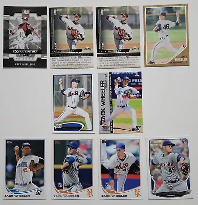 (10) Card Lot Of Zack Wheeler Rookie Cards / Giants Mets Phillies • $11.99