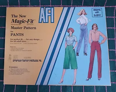 VTG High Waist Mom Pants Magic Fit Tailored To Fit You Sewing Pattern Boxed Set • $16