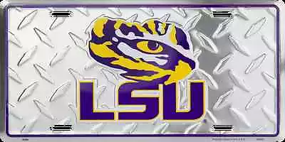 LSU Tigers DIAMOND License Plate NCAA • $12.87