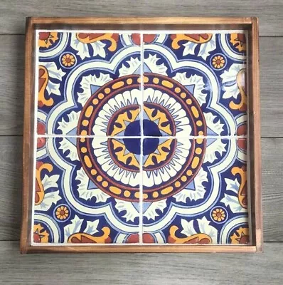 NEW Mexican Talavera Tile Decorative Tray • $79.99