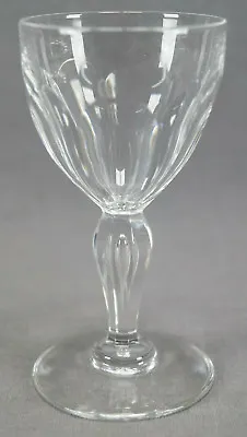 $30 • Buy Set Of 4 Antique Val St Lambert Poul Pattern Cut Crystal Cordial Glasses
