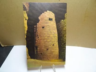 Watch Tower Ruins Of Manitou Cliff Dwelling Manitou Springs CO Linen Postcard  • $3.50