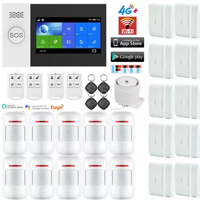 C80 Tuya APP WiFi+4G Wireless Home Security Alarm System+Alexa+Google Assistant • $362.99