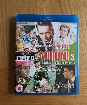 Action TV Vol 3 The Saint The Baron Danger Man Network Films OOP Blu Ray Mint • £4.99