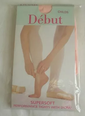 £0.99 • Buy Ballet Tights Pink Child One Size Inside Leg 20”-30” Convertible Seamless BNIB