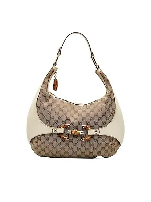 Gucci GG  Canvas Amalfi Hobo Handbag • $500