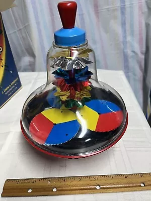 1960's J. Chein Spinning Top With Color Changing Discs. With Original Box • $24.99
