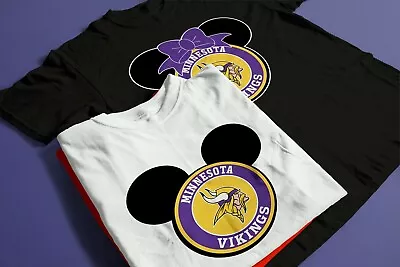 $14.99 • Buy NEW DISNEY FOOTBALL Minnesota Vikings  FAMILY VACATION T-SHIRTS