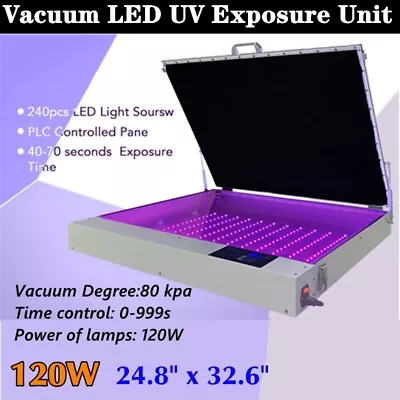 $898.20 • Buy Qomolangma Tabletop Precise 24.8in X 32.6in 120W Vacuum LED UV Exposure Unit