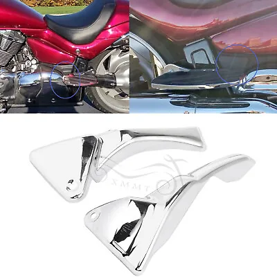 Chrome Side Rear Frame Cover Fairings Body Trim Kit For Suzuki Boulevard M109R • $34.18