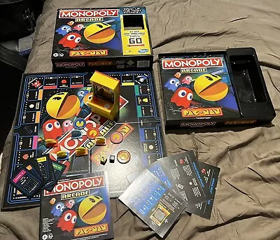 Monopoly Arcade Pac-Man Board Game For Kids 8 And Up With Mini Arcade • £10
