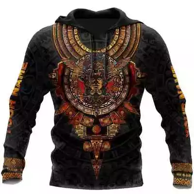 Personalized Aztec Mexican Warrior 3D HOODIE Best Price Halloween Gift Us Size • $36.09