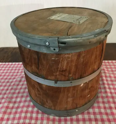 Vintage Wooden Shipping Container With Lid Cap Screw & Nut Co. Free Shipping • $80