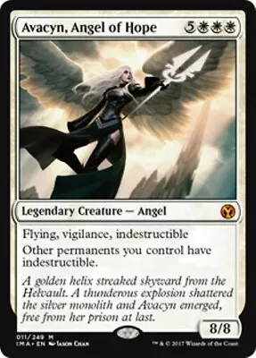 AVACYN ANGEL OF HOPE Iconic Masters MTG White Creature — Angel Mythic • £43.42