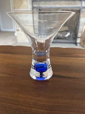 Ciroc Vodka Martini Glass With Blue Bubble Base 8 Oz • $9.99