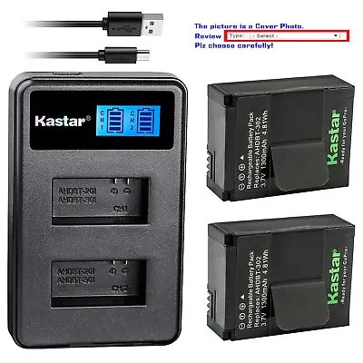 Kastar GOPRO3 Battery Charger For GoPro AHDBT-201 AHDBT-301 AHDBT-302 Hero3 • $6.28
