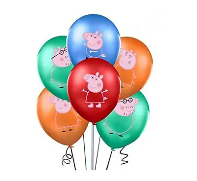 PEPPA PIG Multicolour 12  Latex Party Balloons (6 Pack) • £3.25
