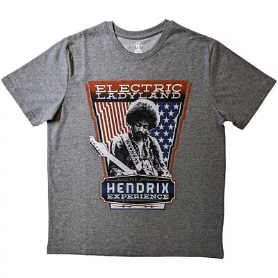 Jimi Hendrix Electric Ladyland T-Shirt Grey New • $21.96