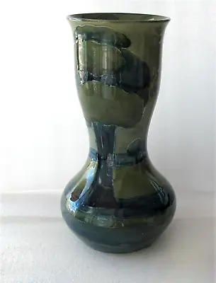 Moorcroft Art Pottery Hazeldene  Blue Vase Antique 1914 Perfect • $2499