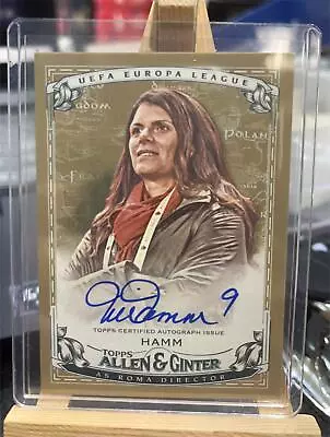 2023-24 Topps UEFA Mia Hamm #L-MH Allen & Ginter’s On Card Auto Gold /50 SSP • $8.50