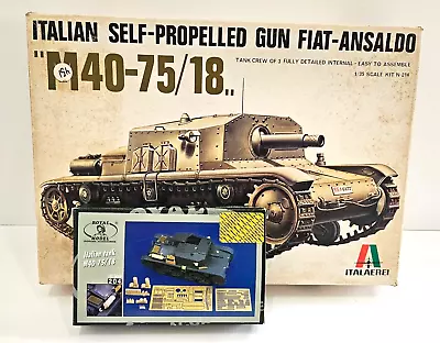 1/35 Italeri M40-75/18 Semovente + Royal Model Pe Resin Detail Set #214 New Kit • $44.99