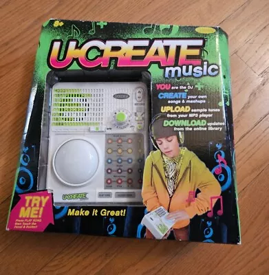 NEW Radica U-Create Music Effects Sampler Mixer DJ Mattel 2009 N9496  • $49.99