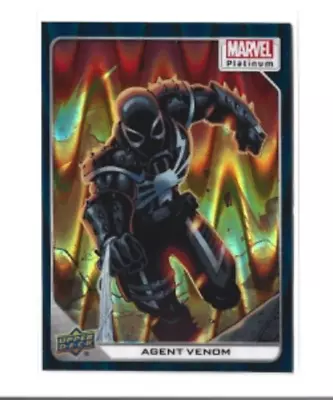 2023 Upper Deck Marvel Platinum Agent Venom Teal Wave #94 Serial #112/799 • $0.99