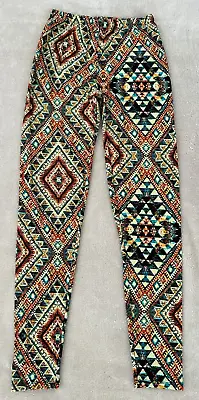 SILVER Aztec Print Leggings SUPER SOFT!!! • $9