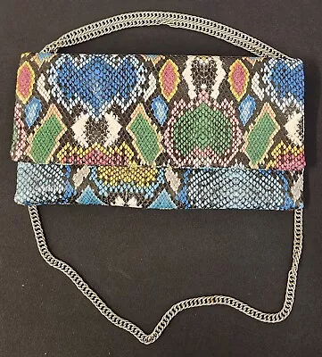 Steve Madden  Colorful Snakeskin Print Purse Handbag  • $19.95