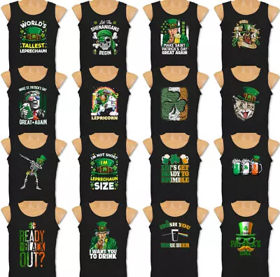 $14.79 • Buy ST PATRICKS DAY VEST Paddys Irish Ireland Tee Tank Top Singlet Rugby Football