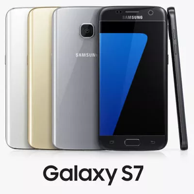 Samsung Galaxy S7 G930F 32GB Unlocked Black White Gold Silver Smartphone A HA • £59.99