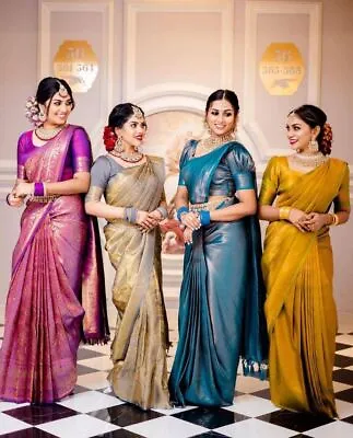 £25.19 • Buy Saree Blouse Indian Bollywood Pakistani Wedding Designer Party Wear Sari Saree