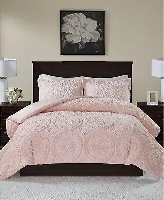 Madison Park Ava Reversible 3-Pc. Full/Queen Comforter Set Blush. NEW • $65.09