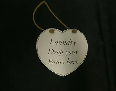 Wooden Laundry Sign • £5