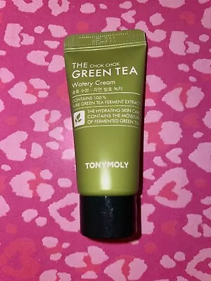 Tony Moly The Chok Chok Green Tea Watery Cream 15ml/ .50fl Oz New Sealed • $7