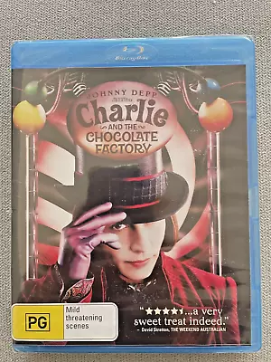 Charlie And The Chocolate Factory Blu-Ray Disc Johnny Depp New & Sealed • $24.95