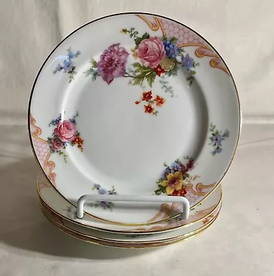 4 EPIAG Bridal Rose 6 1/2  Bread Plates • $13.60