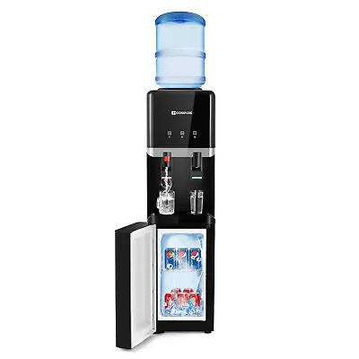 Hot/Cold Water Cooler Dispenser With Freezer Cabinet Compressor Refrigeration • $179.99