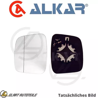 Mirror Glass Exterior Mirror For Fiat CitroËn Peugeot Kfv Kft 199 A2 000 8hs Alkar • £21.68